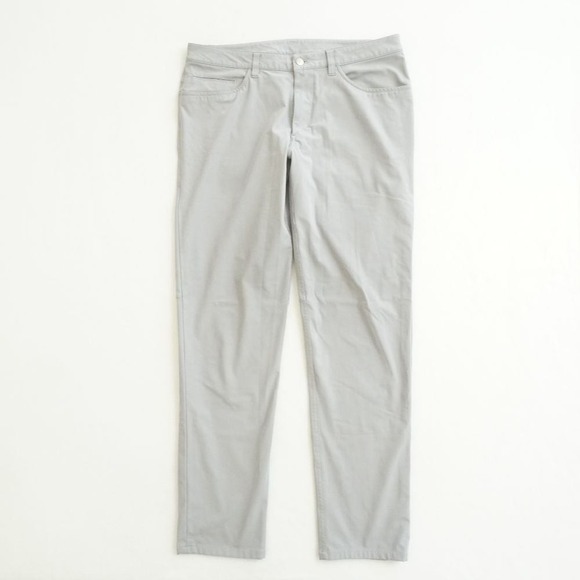 Lululemon ABC Pants Men's Gray Casual Everyday Tech Pants Size 34x33 Slim - Picture 1 of 8